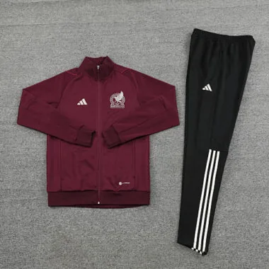 2022/23 Mexico dark red full zipper jacket tracksuit size S~2XL