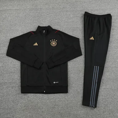 2022/23 Germany black full zipper jacket tracksuit size S~2XL