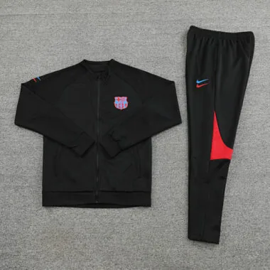 22-23 Bar black full zipper jacket tracksuit size S~2XL
