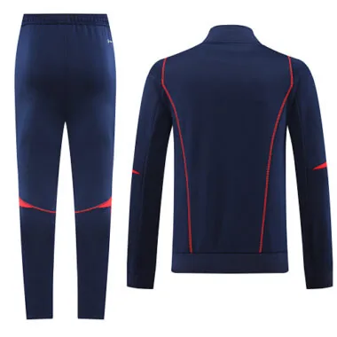 22-23 Spain navy blue full zipper jacket tracksuit size S~2XL