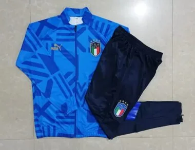 A588# 22-23 Italy color blue stripe jacket tracksuit size S-2XL