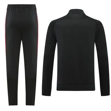 2022/23 Manud black with red full zipper jacket tracksuit size S~2XL
