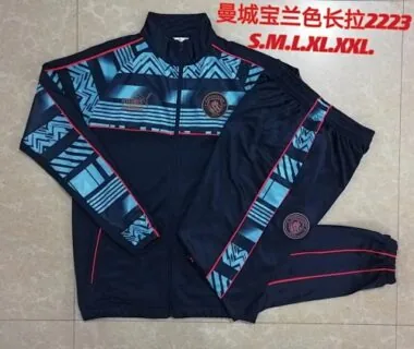 A549# 22-23 Man City navy blue jacket tracksuit size S-2XL