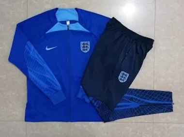 A545# 22-23 England color blue jacket tracksuit size S-2XL