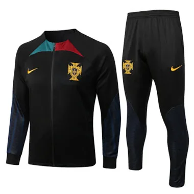 A543# 22-23 Portugal black jacket tracksuit size S-2XL
