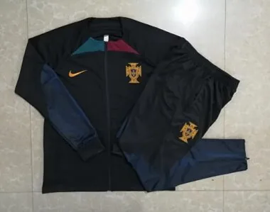A543# 22-23 Portugal black jacket tracksuit size S-2XL