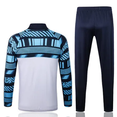 A540# 22-23 Marseille white with blue jacket tracksuit size S-2XL
