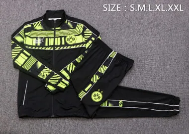 A539# 2022/23 Dortmund black with yellow jacket tracksuit size