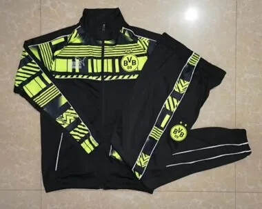 A539# 2022/23 Dortmund black with yellow jacket tracksuit size