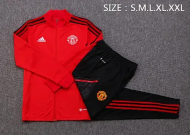 A538# 2022/23 Manud red jacket tracksuit size
