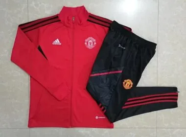 A538# 2022/23 Manud red jacket tracksuit size