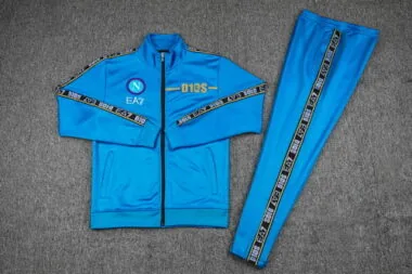 22-23 Napoli D10S blue full zipper jacket tracksuit size S-2XL