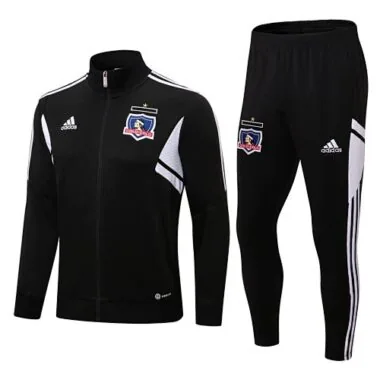 22-23 Colo colo balck full zipper jacket tracksuit size S-2XL