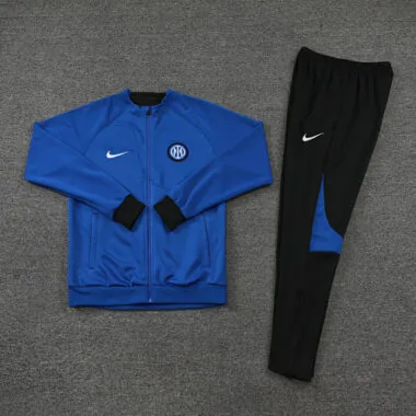 22-23 Inter color blue full zipper jacket tracksuit size S~2XL