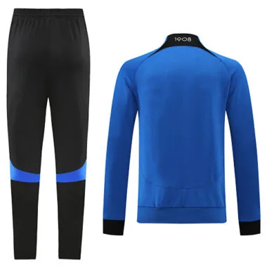 22-23 Inter color blue full zipper jacket tracksuit size S~2XL