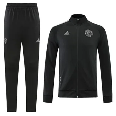 22-23 Manud black full zipper jacket tracksuit size S~2XL