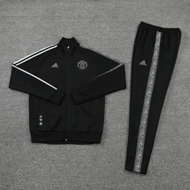 22-23 Manud black full zipper jacket tracksuit size S~2XL