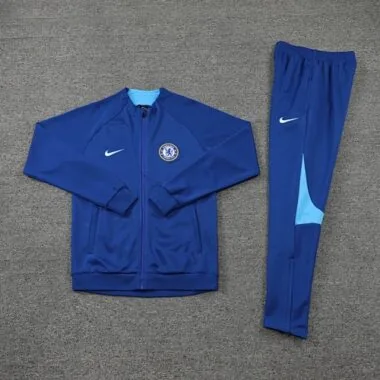 22-23 Chelsea color blue full zipper jacket tracksuit size S~2XL