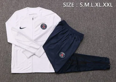 A528# 2022/23 PS G white jacket tracksuit size
