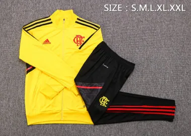 A527# 2022/23 Flamengo yellow jacket tracksuit size