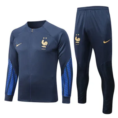 A519# 22-23 France navy blue jacket tracksuit size S-2XL