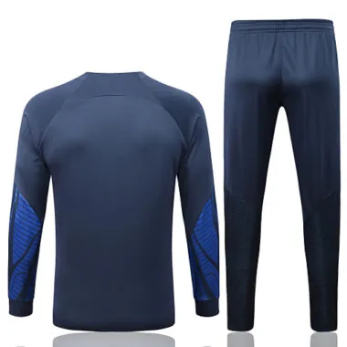 A519# 22-23 France navy blue jacket tracksuit size S-2XL