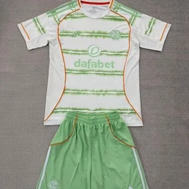 25-26 Kids Celtic Third Away Kit Cheap Football Jersey Wholesale Yupoo
