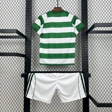 25-26 Kids Celtic Home Kit No Sponsor Cheap Football Jersey Wholesale Yupoo