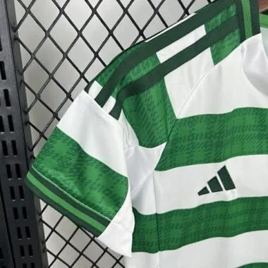 25-26 Kids Celtic Home Kit No Sponsor Cheap Football Jersey Wholesale Yupoo