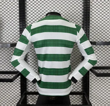 25-26 Players Celtic Home Kit Long Sleeve Cheap Football Jersey Wholesale Yupoo