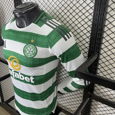 25-26 Players Celtic Home Kit Long Sleeve Cheap Football Jersey Wholesale Yupoo