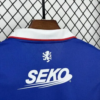 25-26 Kids Rangers Home Kit Cheap Football Jersey Wholesale Yupoo