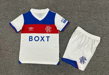 25-26 Kids Rangers Away Kit Cheap Football Jersey Wholesale Yupoo