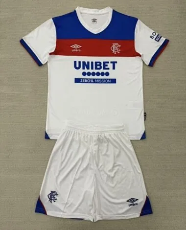 25-26 Kids Rangers Away Kit Cheap Football Jersey Wholesale Yupoo