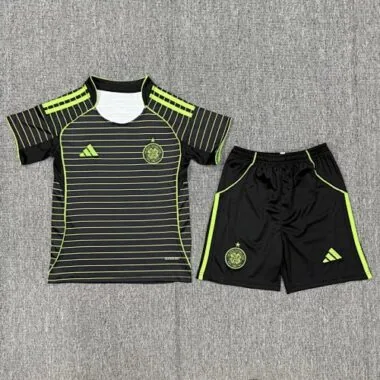 25-26 Kids Celtic Away Kit Cheap Football Jersey Wholesale Yupoo