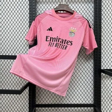 25-26 Benfica Pink Goalkeeper Kit Cheap Football Jersey Wholesale Yupoo