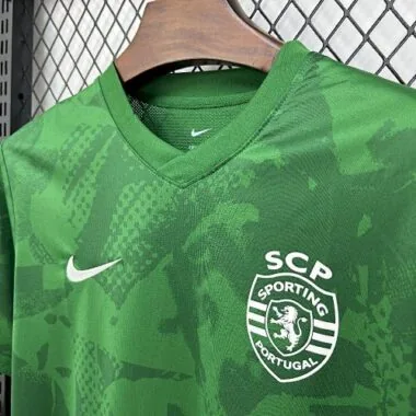 25-26 Sporting Lisbon Green Pre-Match Kit Cheap Soccer Wholesale Jersey