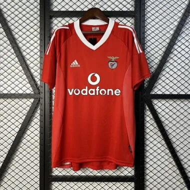 02-03 Retro Benfica Home Kit Cheap Football Jersey Wholesale Yupoo