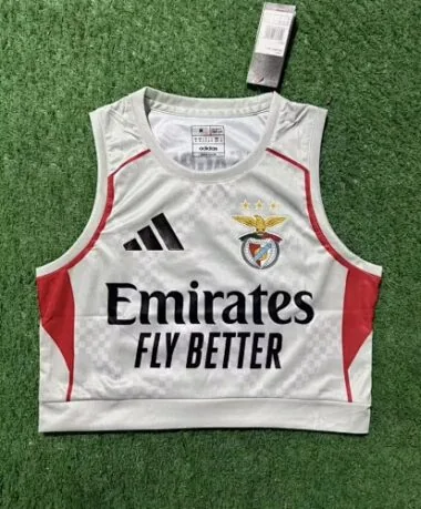 25-26 Benfica Women#039;s Vest Away Kit S-XL Cheap Football Jersey Wholesale Yupoo