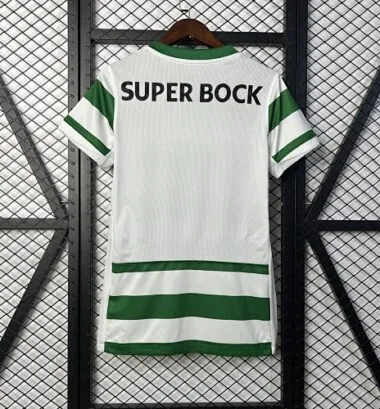 25-26 Sporting Lisbon Women#039;s Home Kit Cheap Football Jersey Wholesale Yupoo