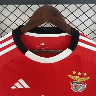 25-26 Long sleeve Benfica Home S-4XL Cheap Football Jersey Wholesale Yupoo