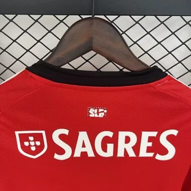 25-26 Long sleeve Benfica Home S-4XL Cheap Football Jersey Wholesale Yupoo