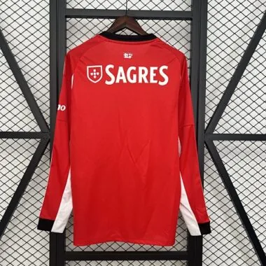 25-26 Long sleeve Benfica Home S-4XL Cheap Football Jersey Wholesale Yupoo