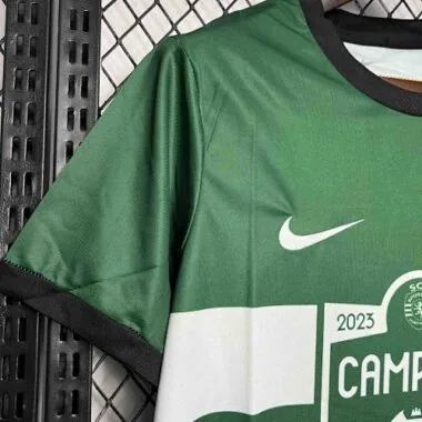23-24 Sporting Lisbon Champion Kit Special Edition Soccer Uniform