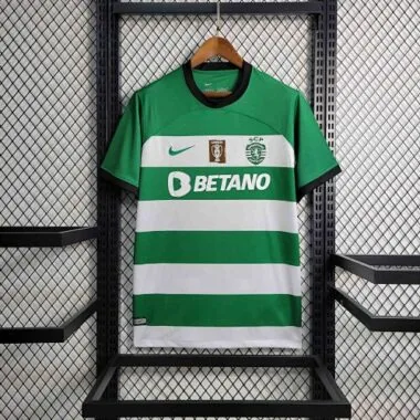 23-24 Sporting Lisbon Home Kit with Champion Customization