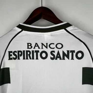 01-03 Sporting Lisbon Home Retro Kit Long Sleeve Vintage Shirt Soccer Jerseys Yupoo