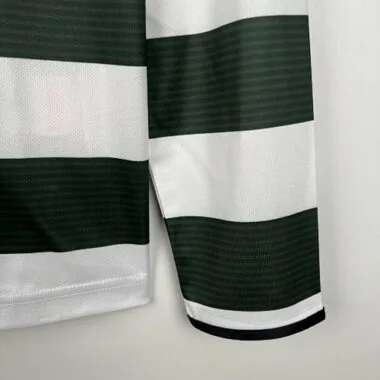 01-03 Sporting Lisbon Home Retro Kit Long Sleeve Vintage Shirt Soccer Jerseys Yupoo