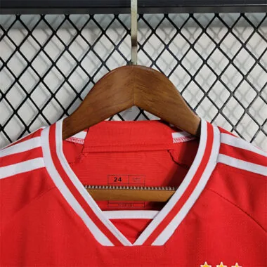 23-24 Benfica Home Kids Kits Football Jerseys Yupoo