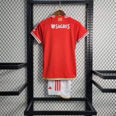 23-24 Benfica Home Kids Kits Football Jerseys Yupoo