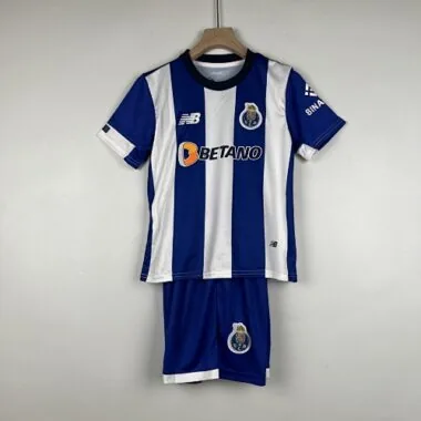 23-24 Porto Home Kids Kits Children Suits Football Jerseys Yupoo
